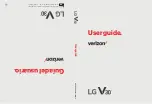 Preview for 1 page of LG V30 VS996 User Manual