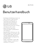 Preview for 3 page of LG V500 User Manual