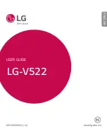 Preview for 1 page of LG V522 User Manual