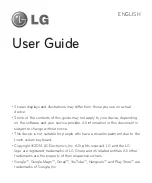 Предварительный просмотр 3 страницы LG V700 User Manual