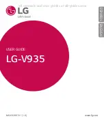 LG V935 User Manual preview