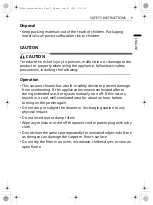 Предварительный просмотр 8 страницы LG VC Series Owner'S Manual