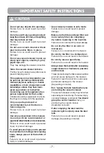 Предварительный просмотр 8 страницы LG VC38 N Series Owner'S Manual