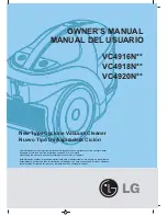 Preview for 2 page of LG VC4916N Series Owner'S Manual