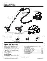 Предварительный просмотр 5 страницы LG VC53 Series Service Manual