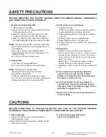Предварительный просмотр 3 страницы LG VC73 series Service Manual