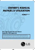 Предварительный просмотр 2 страницы LG VC907 Series Owner'S Manual