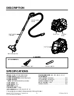 Preview for 4 page of LG VC9071CL Service Manual