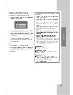 Preview for 35 page of LG vc9700 Owner'S Manual