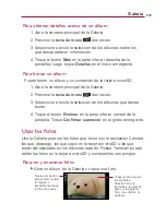 Preview for 220 page of LG VERIZON Ally (Spanish) Guías Del Usuario Manual