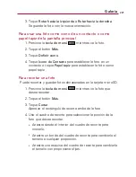 Preview for 222 page of LG VERIZON Ally (Spanish) Guías Del Usuario Manual