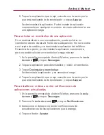 Preview for 250 page of LG VERIZON Ally (Spanish) Guías Del Usuario Manual