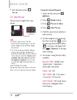 Предварительный просмотр 72 страницы LG VERIZON ENV3 User Manual