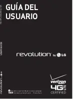 LG verizon Revolution (Spanish) Guías Del Usuario Manual preview