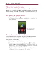 Preview for 104 page of LG VERIZON Vortex (Spanish) Guías Del Usuario Manual