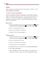 Preview for 130 page of LG VERIZON Vortex (Spanish) Guías Del Usuario Manual