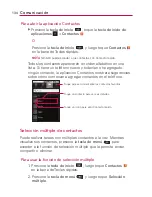 Preview for 136 page of LG VERIZON Vortex (Spanish) Guías Del Usuario Manual