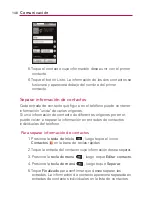 Preview for 150 page of LG VERIZON Vortex (Spanish) Guías Del Usuario Manual