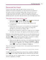 Preview for 175 page of LG VERIZON Vortex (Spanish) Guías Del Usuario Manual