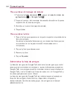 Preview for 204 page of LG VERIZON Vortex (Spanish) Guías Del Usuario Manual