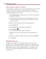 Preview for 254 page of LG VERIZON Vortex (Spanish) Guías Del Usuario Manual