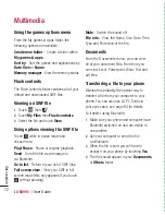 Preview for 72 page of LG Viewty User Manual