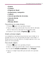 Preview for 63 page of LG VIRGIN MOBILE OPTIMUS V (Spanish) Guías Del Usuario Manual