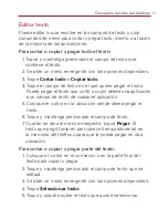 Preview for 73 page of LG VIRGIN MOBILE OPTIMUS V (Spanish) Guías Del Usuario Manual