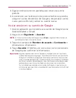 Preview for 75 page of LG VIRGIN MOBILE OPTIMUS V (Spanish) Guías Del Usuario Manual