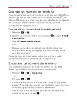 Preview for 81 page of LG VIRGIN MOBILE OPTIMUS V (Spanish) Guías Del Usuario Manual