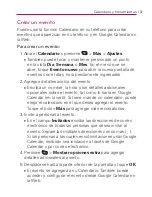 Preview for 139 page of LG VIRGIN MOBILE OPTIMUS V (Spanish) Guías Del Usuario Manual