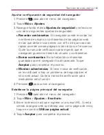 Preview for 191 page of LG VIRGIN MOBILE OPTIMUS V (Spanish) Guías Del Usuario Manual