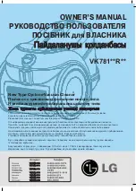 Предварительный просмотр 2 страницы LG VK781 R Series Owner'S Manual