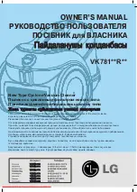 Предварительный просмотр 2 страницы LG VK781**R series Owner'S Manual