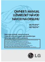 Предварительный просмотр 1 страницы LG VK7918 N Series Owner'S Manual