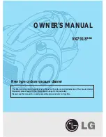 Предварительный просмотр 1 страницы LG VK7918 Series Owner'S Manual