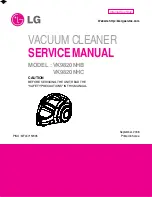 Preview for 1 page of LG VK9820NHB Service Manual