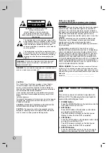 Предварительный просмотр 2 страницы LG VLK9320QW1M Owner'S Manual