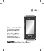 Предварительный просмотр 3 страницы LG Vodafone GM750 User Manual