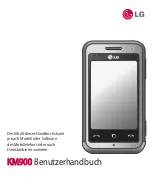 Preview for 3 page of LG Vodafone KM900 User Manual