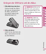 Preview for 21 page of LG Vodafone KM900 User Manual