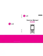 LG Vodafone KU380 Service Manual preview