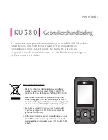 Preview for 3 page of LG Vodafone KU380 User Manual