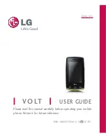 Preview for 1 page of LG VOLT LG700 User Manual