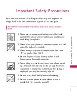 Preview for 3 page of LG VOLT LG700 User Manual