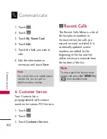 Preview for 42 page of LG VOLT LG700 User Manual