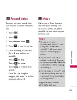 Preview for 67 page of LG VOLT LG700 User Manual