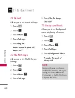 Preview for 70 page of LG VOLT LG700 User Manual