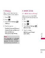 Preview for 95 page of LG VOLT LG700 User Manual