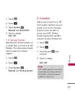 Preview for 99 page of LG VOLT LG700 User Manual